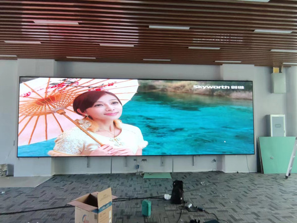 保定P1.53led小间距屏安装案例